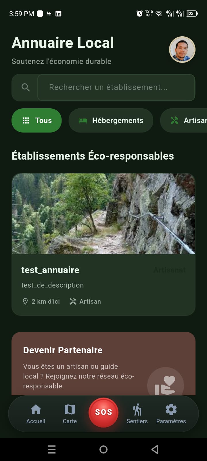Annuaire local des établissements éco-responsables